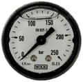 Pressure Gauge Back Entry Plastic 250bar