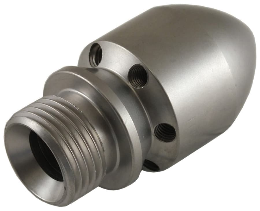 Male Cylinder Style Blind Sewer Nozzle 1/2"