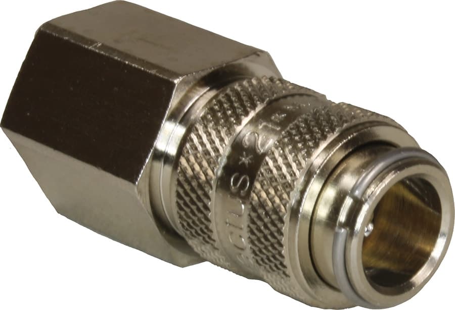 Series 21 Quick Release Coupling with NRV 1/4" F