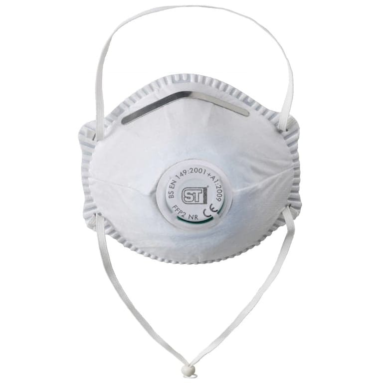 Face Mask FFP2 Rated, Valved x 20