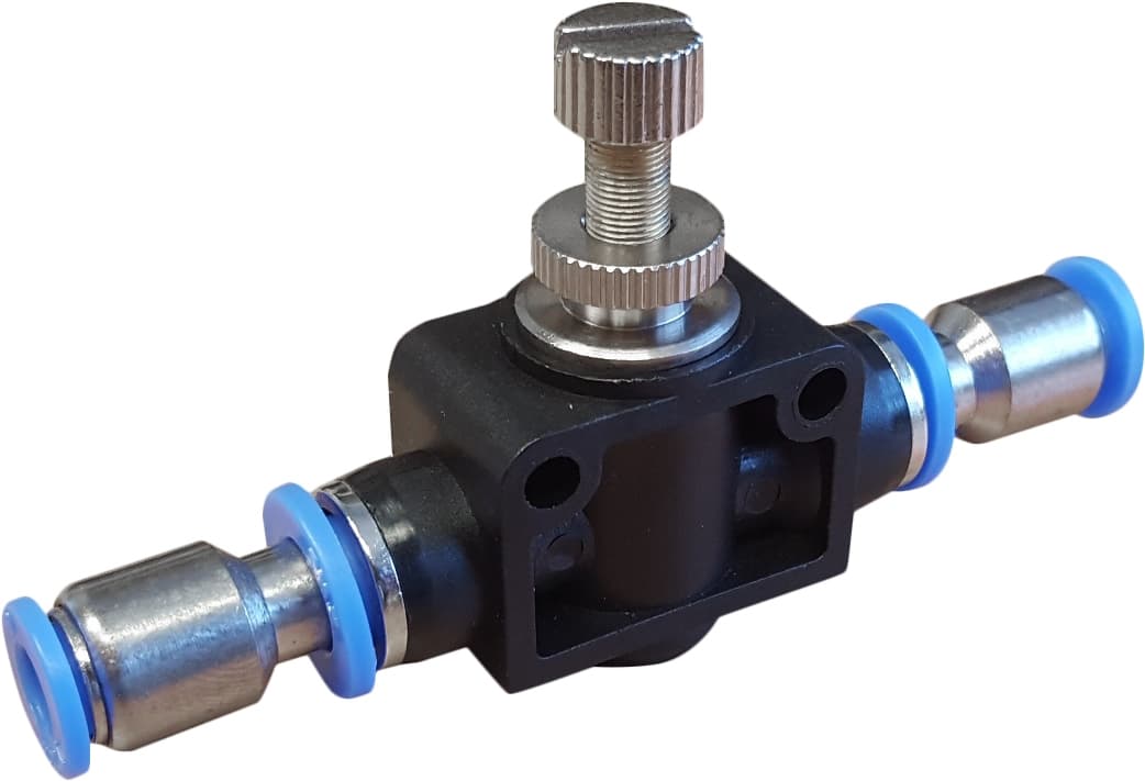 Flow Control Valve with 6mm OD Fittings