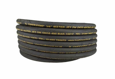 Commando Steam Hose Black 3/8"