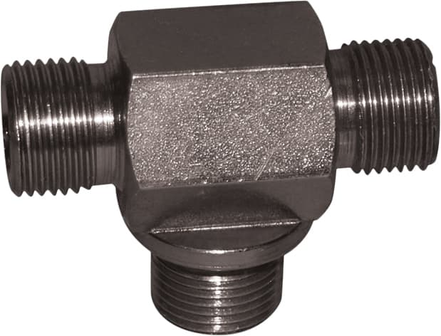 Stainless Steel M/M/M Hex Tee