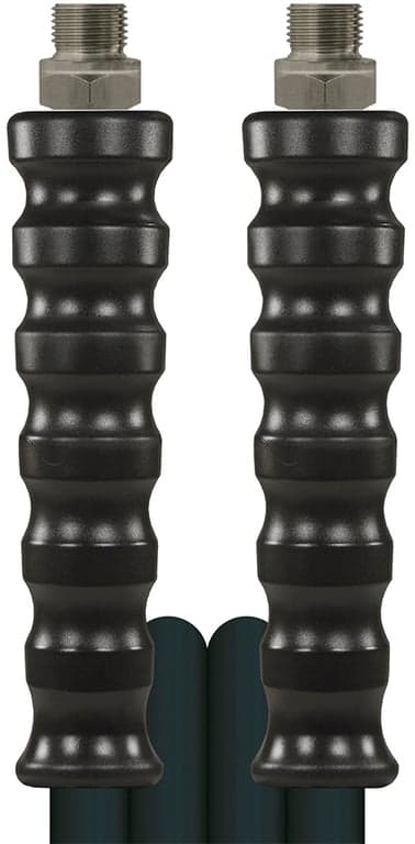 High Pressure Hose, 2 Wire, Black, 3/8"M, DN8, 400 bar 