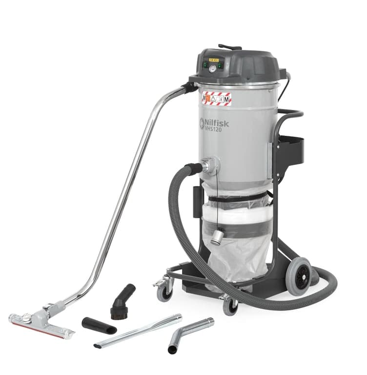 Nilfisk VHS120 M Class Vacuum + Industrial Tool Kit