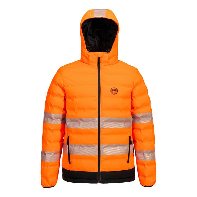 Portwest S548 Hi-Vis Ultrasonic Heated Tunnel Jacket – Heated high