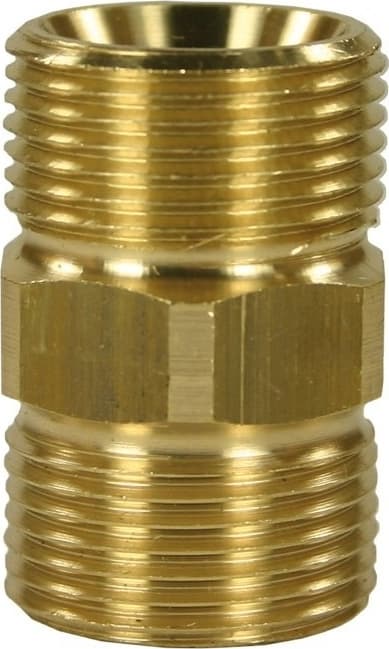 Brass Hose Connector M22M to M22M