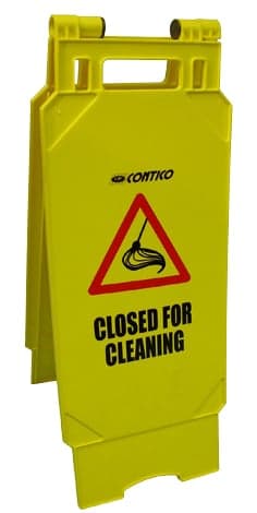 Two Sided Warning Sign (Large)