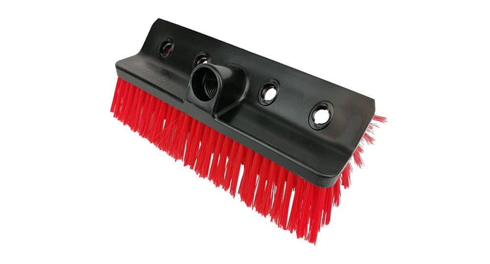 Streamline Hi-Lo Brush Red Stiff Bristle 10"