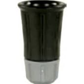 Plastic Nozzle Protector 1/8"M Zinc Plated (Black)