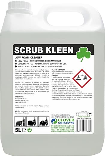 Clover Scrub Kleen Low Foam Detergent