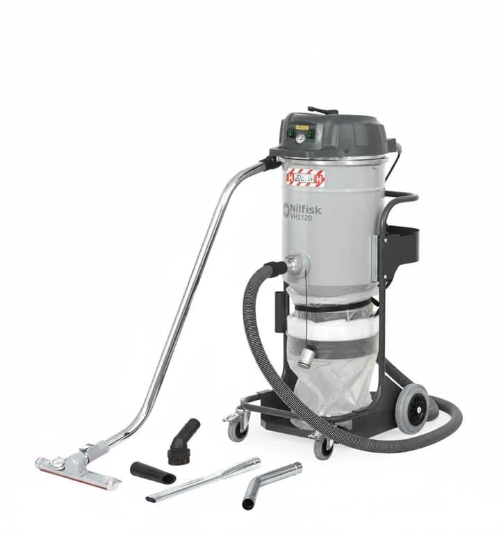 Nilfisk VHS120 H Class Vacuum + Industrial Tool Kit
