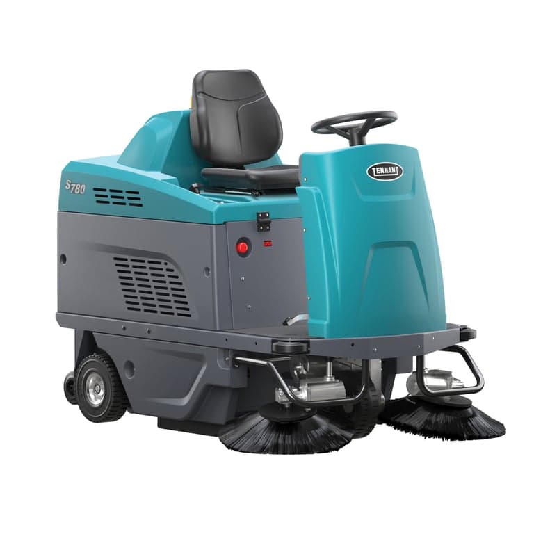 Compact Ride-On Sweeper