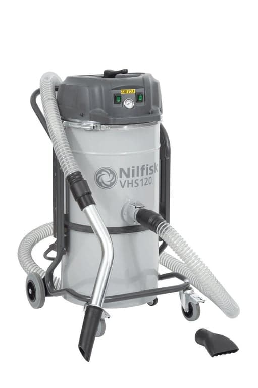 Nilfisk VHS120 Metal / Swarf Vacuum + Tool Kit