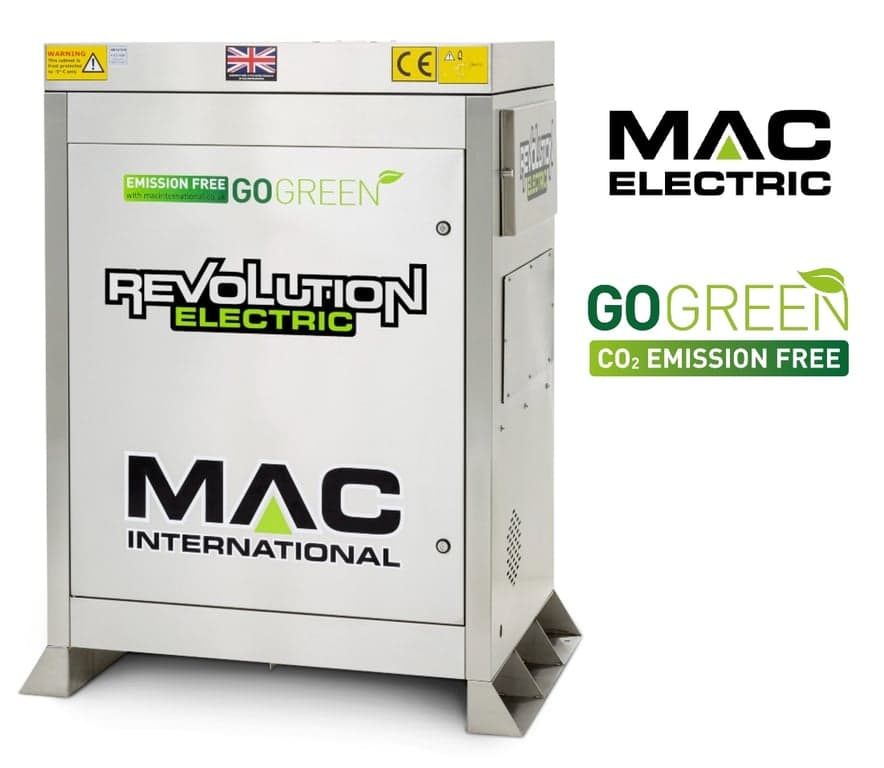 MAC Revolution Electric Stainless Hot Pressure Washer 45amp