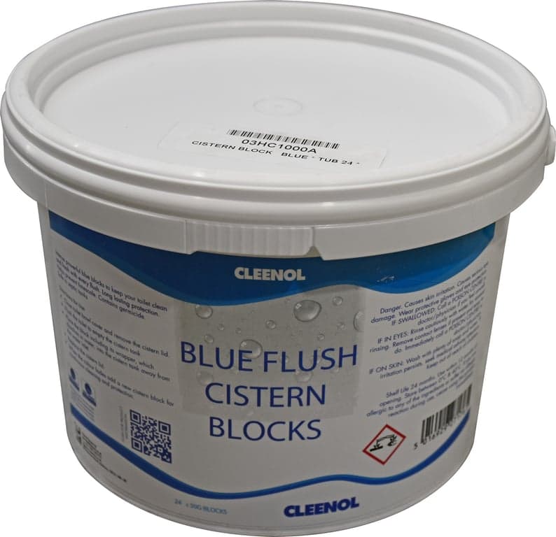 Blue Flush Cistern Blocks x 24