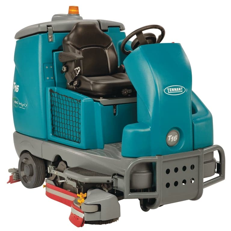 Large Ride-On Battery Scrubber Dryer