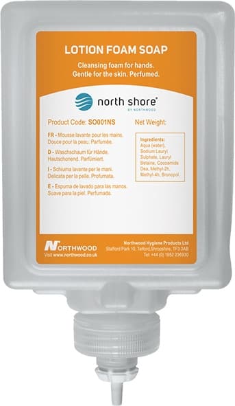 North Shore Lotion Foam Soap 1L SO001NSN