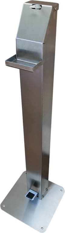 Pedal Operated Stainless Steel Hand Sanitiser Station