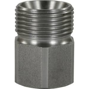 Screw Stainless Steel coupling Female to Male 3/8"