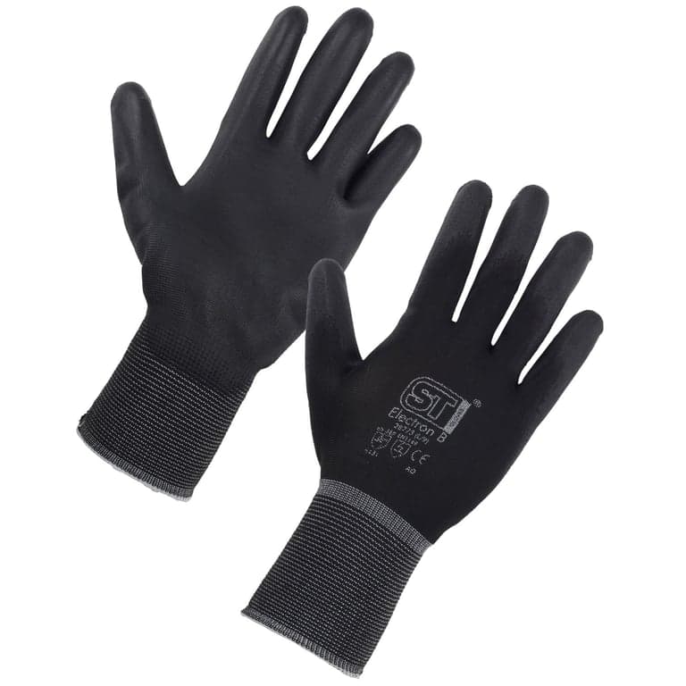 Supertouch PU Fixer Gloves Black