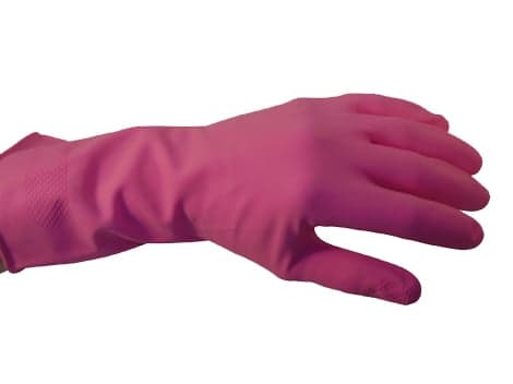 Pink Household Rubber Gloves