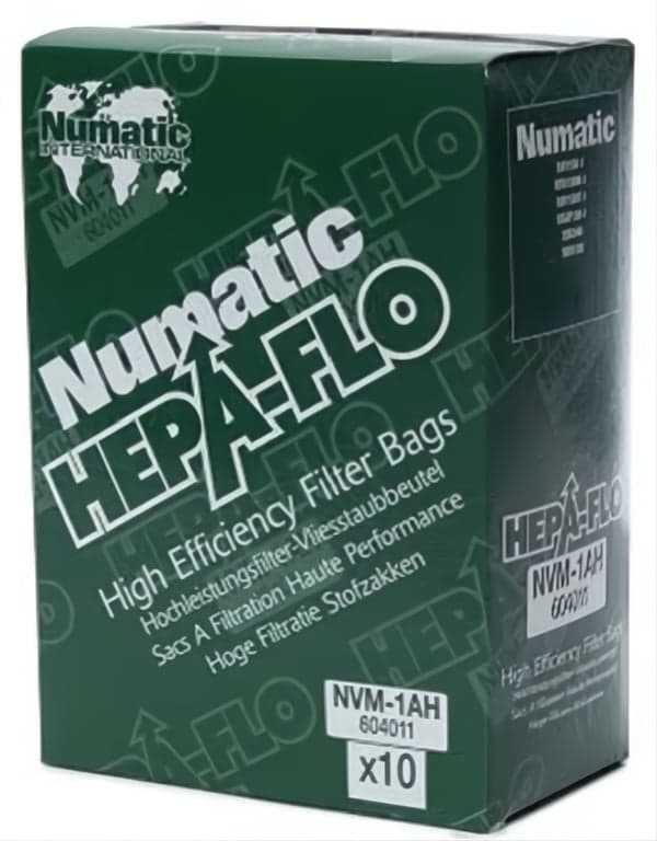 Numatic NVM/1AH HepaFlo Vacuum Bags 10 Pack