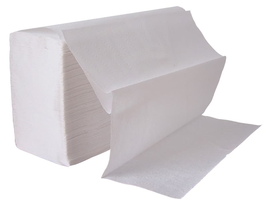 3000 White 2 ply paper multi-fold hand towels