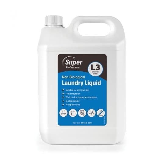 Super Professional L3 Non Bio Laundry Liquid 5L