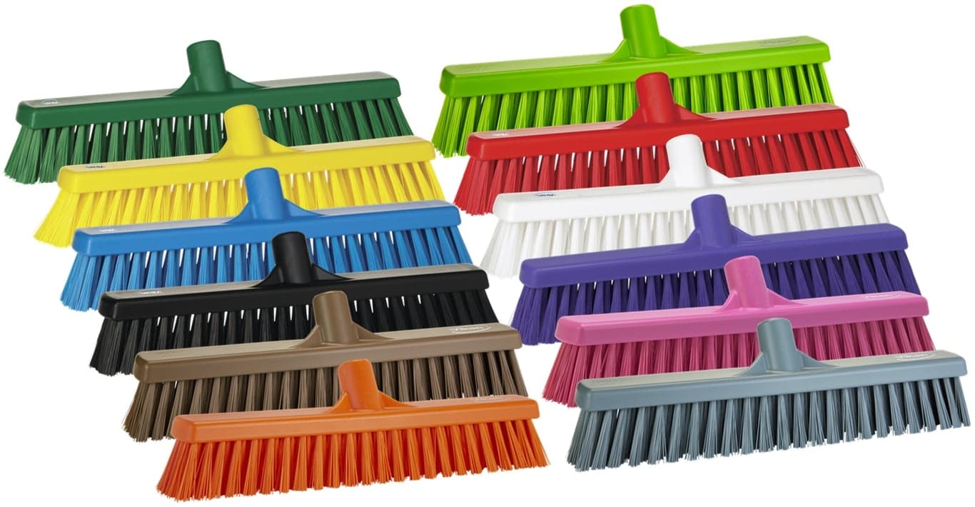 Vikan Soft/Hard Broom 410mm