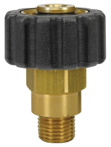 Quick Screw Male brass coupling