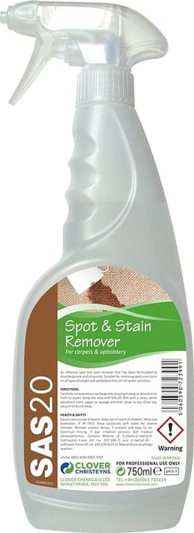 Clover SAS20 Carpet/Upholstery Stain Remover
