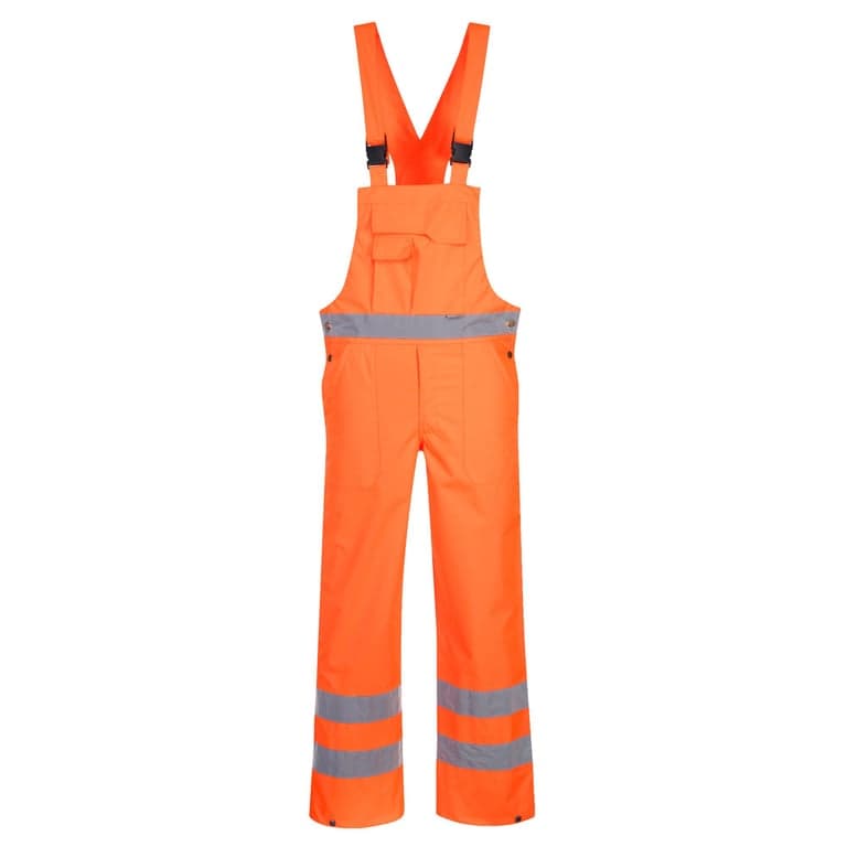 Portwest S388 Hi-Vis Breathable Bib & Brace Orange