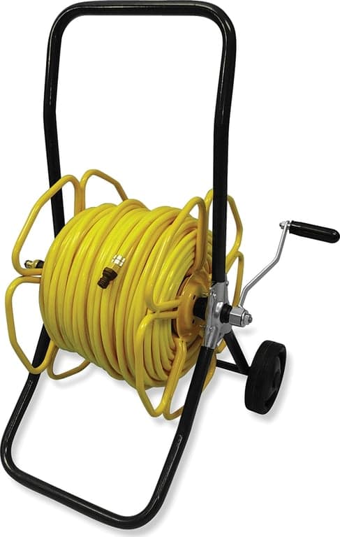 100m of 8mm Yellow Microbore Hose & Trolley
