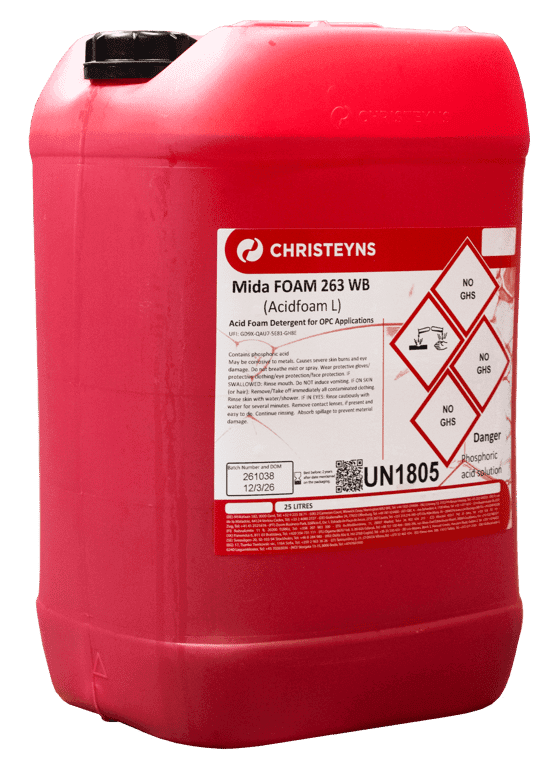 Christeyns Mida Foam 263 WB (Acid Foam L) 25L