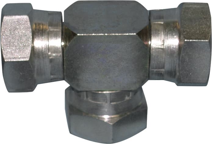 Stainless Steel F/F/F Hex Tee