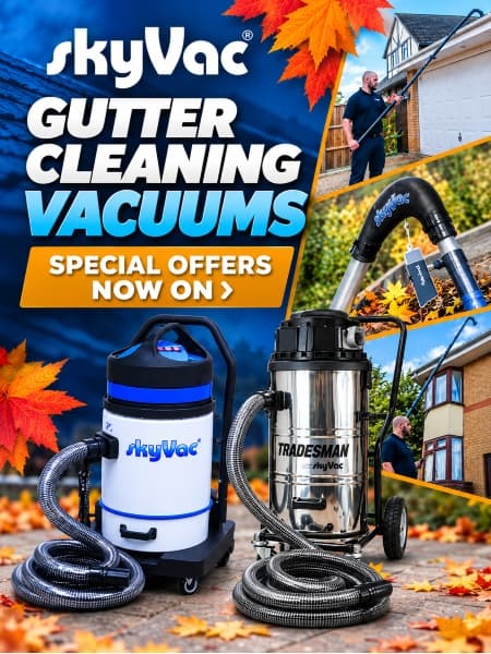 skyVac gutter cleaning vacuum kits